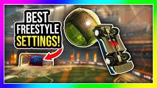 the BEST Freestyle Settings in Rocket League Jakze Rocket League Settings 2021 [upl. by Finlay]