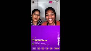 Girl singing Hallelujah  Tiahranelson Instagram Live Talent Show w Special Guest [upl. by Ezana]