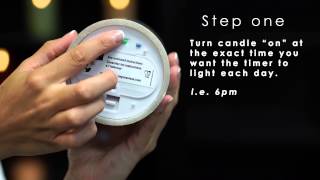 How to Set Candle Impressions and Mirage 5 amp 10 Hour Timers [upl. by Annaes]