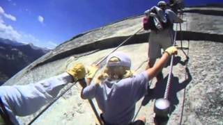 Half Dome Cables ALL THE WAY UP [upl. by Arayk]