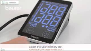 Quick Start Guide For The Beurer BM58 Blood Pressure Monitor [upl. by Inahet457]