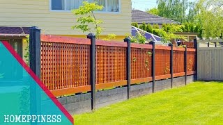 MODERN amp FRESH 25 Modern Front Yard Fence Ideas [upl. by Elinad]