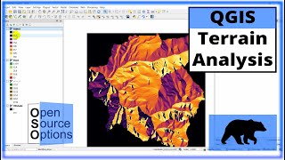 QGIS Terrain Analysis hillshade slope aspect Version 3x [upl. by Aon]