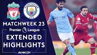 Liverpool v Manchester City  PREMIER LEAGUE HIGHLIGHTS  272021  NBC Sports [upl. by Refennej]