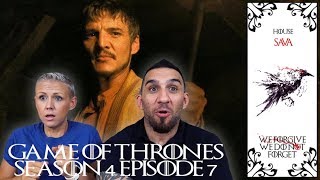 Game of Thrones Season 4 Episode 7 Mockingbird REACTION [upl. by Bolton]