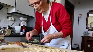 How to make Agnolotti al Plin ravioli  Pasta Grannies [upl. by Ahsirat]