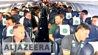 Members of Brazils Chapecoense on crashed plane [upl. by Ttezil]