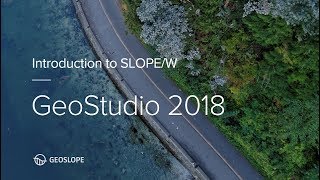 GeoStudio 2018 SLOPEW Tutorial [upl. by Llewsor922]