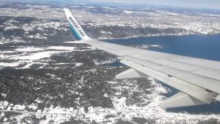 Flight into StJohns Newfoundland [upl. by Llerehc150]