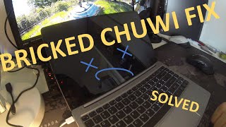 CHUWI Lapbook Pro BLACK SCREEN BOOT FIX  Blind steps [upl. by Eiramave]