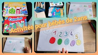 Activités pour bébés de 2ans °° actividades para ninos des 2 anos °° activities for 2 years old [upl. by Gordon447]