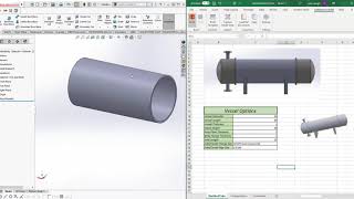 Solidworks Automation using Excel Add in [upl. by Eirrem210]