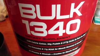 GNC Pro Performance Bulk 1340 Weight Gainer Review [upl. by Florian]