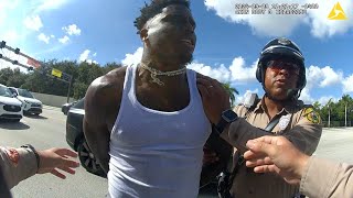 Tyreek Hill detained  Full body camera released from multiple Miami officers [upl. by Misaq]