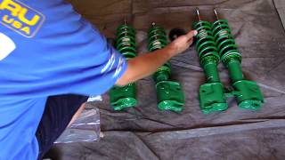 Tein Advanced Z coilover detailed install howto Impreza WRX STI [upl. by Efioa]