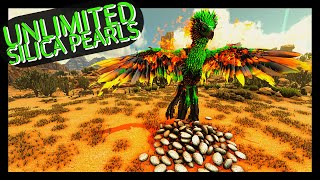 UNLIMITED Silica Pearls  Phoenix Trick  Ark Survival Evolved [upl. by Staley]