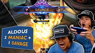 Swerte ng Aldous Ko Naka 2 Maniac  1 Savage [upl. by Kopans]