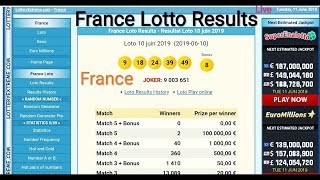 France Lotto Live  France Lotto Lottery Results  France Lotto Draw Live Today [upl. by Luemas]