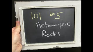 GEOL 101  5  Metamorphic Rocks [upl. by Pinkerton]