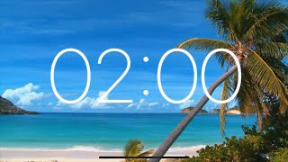 2 Minute Timer  Relaxing Music on the Beach [upl. by Bastian]