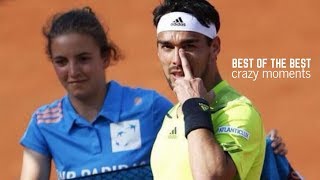 Best Tennis Fabio Fognini  Crazy Moments [upl. by Kolivas]