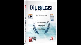 3D Yayınları Dil Bilgisi Soru Bankası [upl. by Yednil]