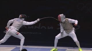 Germany win Bronze in Mens Fencing Team Foil  London 2012 Olympics [upl. by Aig]