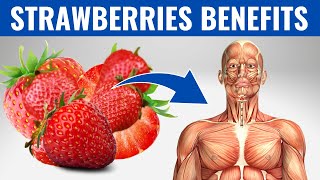 STRAWBERRIES BENEFITS  10 Impressive Nutritional Benefits Of Strawberries [upl. by Ardnajela848]