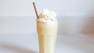 Vanilla Milkshake Recipe  2 Ingredients Only [upl. by Edyaw]