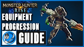 MH Rise Insect Glaive Equipment Progression Guide Recommended Playing [upl. by Seiber771]