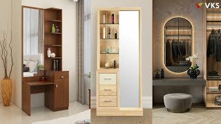 Modern Wooden Dressing Table Design  Modern Dressing Table with Mirror Design  Dresser Unit [upl. by Petie370]