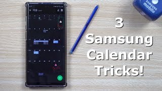 3 Unique Samsung Calendar Tricks [upl. by Nynnahs]