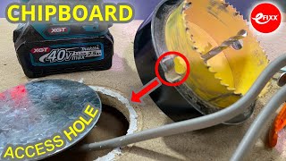 Avoid removing CHIPBOARD flooring use an access hole instead shorts [upl. by Caves131]