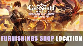 Genshin Impact Furnishings Shop Locations [upl. by Schwing573]