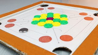 How to make Carrom Board out of cardboard [upl. by Nosimaj230]