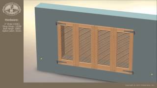 Timberlane Shutters BiFold Exterior Shutters [upl. by Wolfort]