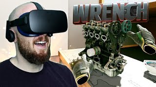 Build An Engine In Virtual Reality Wrench VR Oculus Rift Gameplay [upl. by Htebazil]