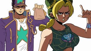 Jolyne Flips off Jotaro [upl. by Megdal]