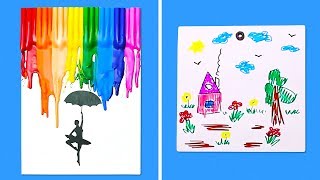 11 UNIQUE IDEAS FOR KIDS ART PROJECTS [upl. by Shiri]