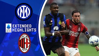 Inter vs AC Milan Extended Highlights  Serie A  CBS Sports Golazo [upl. by Korman861]