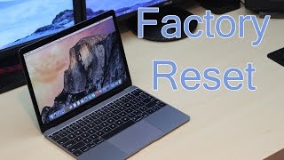 How to Factory Reset MacBook 2015 Method [upl. by Namwob514]