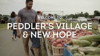 Peddlers Village Bucks County Escape to the Country [upl. by Ahsitul]