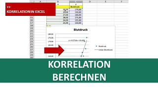 Korrelation l Statistik l Excel I Excelpedia [upl. by Sapers]