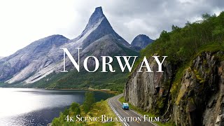 Norway 4K  Scenic Relaxation Film with Calming Music [upl. by Algy]