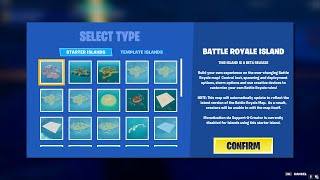 HOW TO GET THE FORTNITE BATTLE ROYALE MAP IN CREATIVE [upl. by Niarbo]