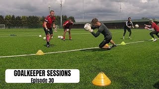 Goalkeeper Fitness Drills and Handling  Goalkeeper Sessions  Episode 30 [upl. by Nojad460]