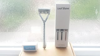 Leaf Razor Product and Shaving Review [upl. by Rossing]