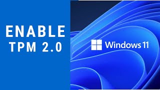 HOW TO ACTIVATE TPM 20 IN DELL BIOS FOR WINDOWS 11 [upl. by Betti]