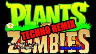 Plants vs Zombies Music TECHNO REMIX Roof Theme Reup Colortest [upl. by Butcher]