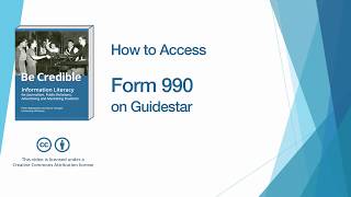 How to Access Form 990 on Guidestar [upl. by Noram]